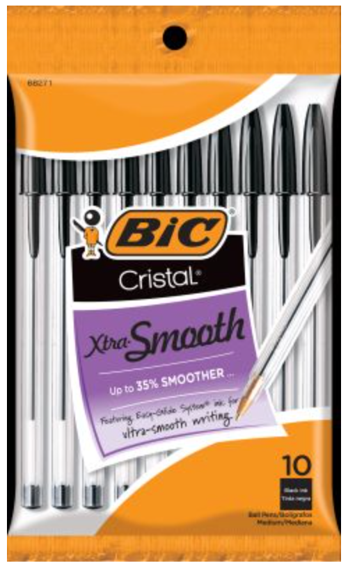 Bic Cristal Xtra Smooth 10 Pack