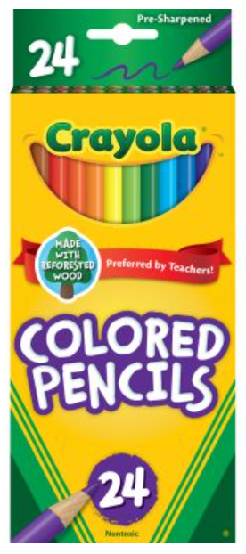 Crayola Colored Pencils 24 Count